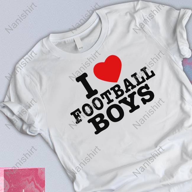 I Love Football Boys Shirt