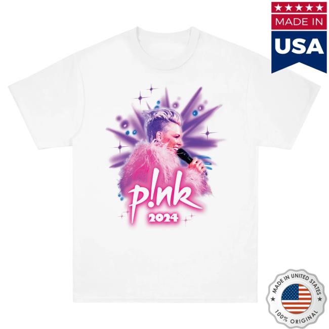 Official P!Nk Alecia Beth Moore Airbrushed 2024 Tour Tees