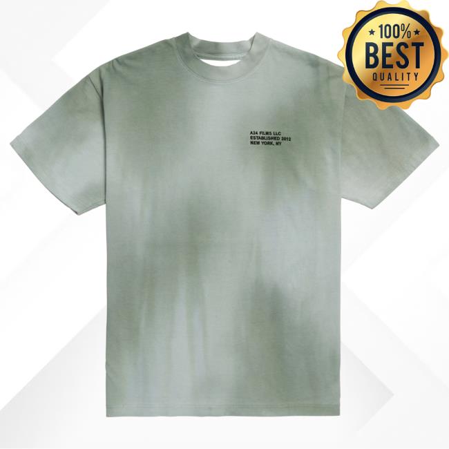 Official A24 Merch Store A24 Films Green Dip-Dye LLC Attractive Shirt A24 Shop