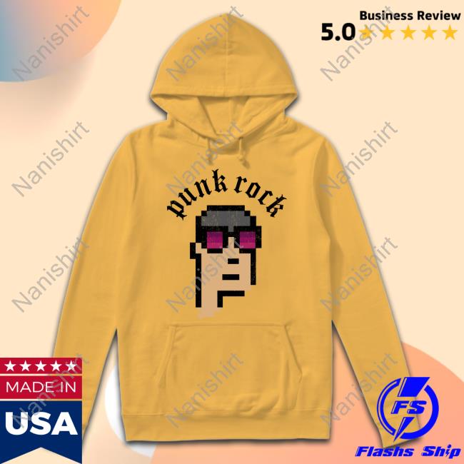 Official Cryptopunk Punk Rock T Shirt