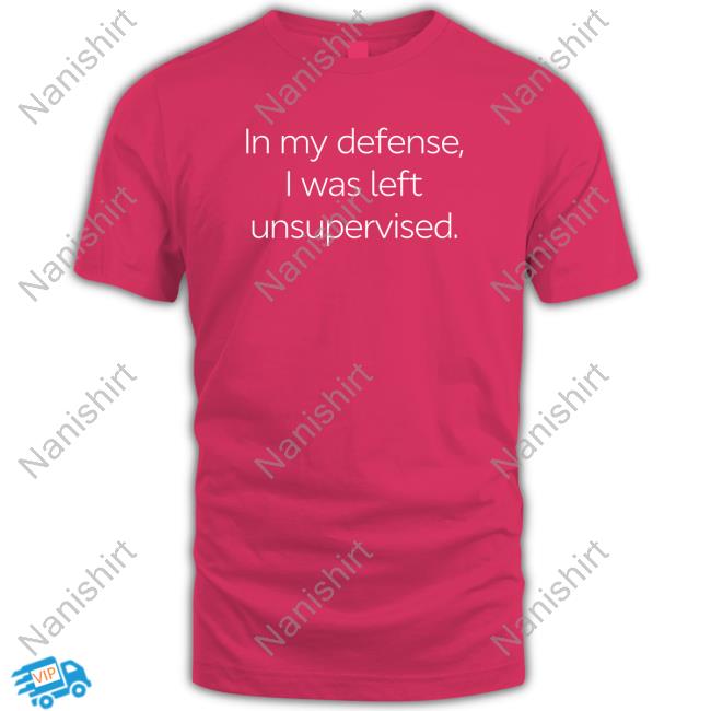 Official Nightwalkcity In My Defense I Was Left Unsupervised Tee