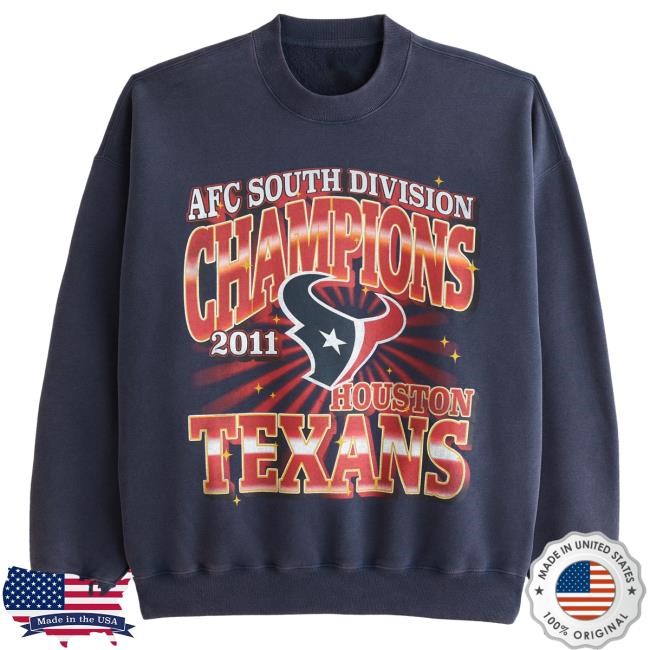 Houston Texans Graphic Crew Sweatshirt Fanwear Essential Texans Crewneck Graphic Layer For Tailgate Culture