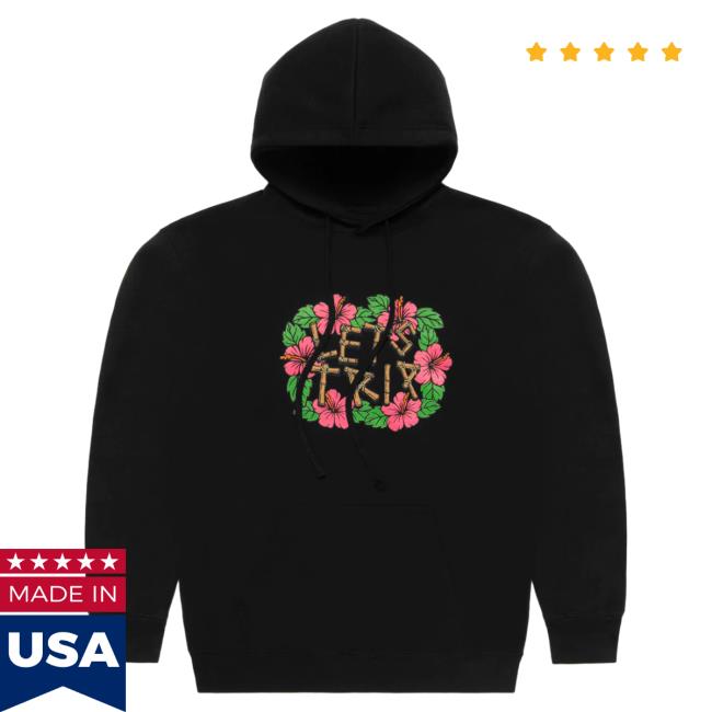 Official Sturniolo Triplets Merch Let's Trip Flower Long Sleeve Tees Black Sturniolo Triplets Clothing Shop Sturnioloclothing