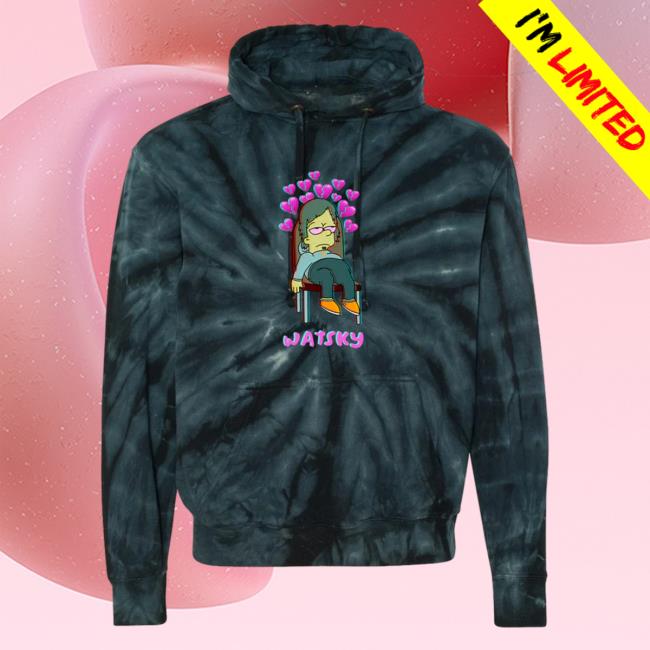 Official Watsky Merch Bartsky Tiedye Hoodie