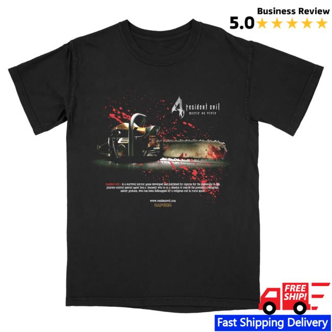 Official Graveyard Goods Merch Store Shop Resident Evil 4 • Great... (Synopsis Edition) New Shirt