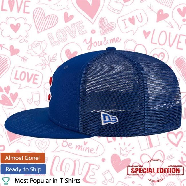Chicago Cubs Royal Classic New Era 9FIFTY Mesh Snapback Hat | Buy Official Clark Street Sports