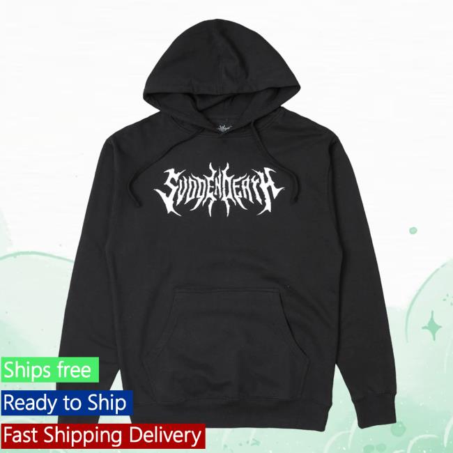 Svdden Death Merch Bone Crown Hoodie