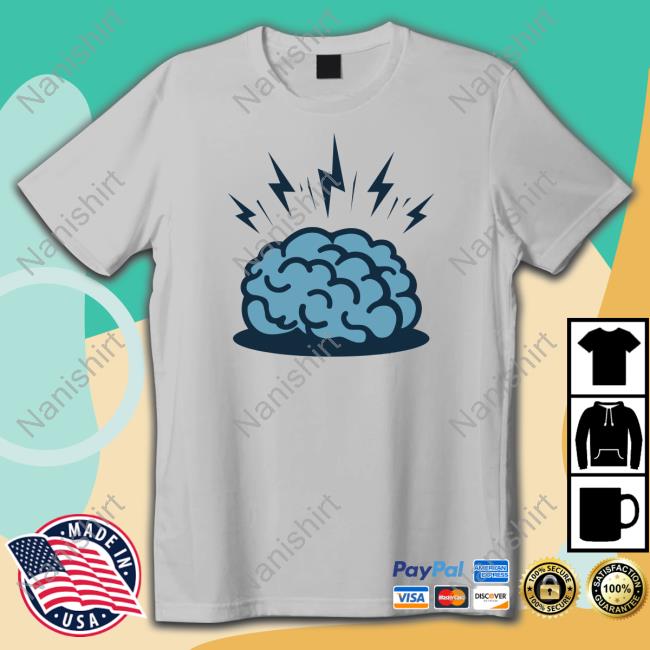 Official Drew Builds Stuff Merch Brain T Shirt
