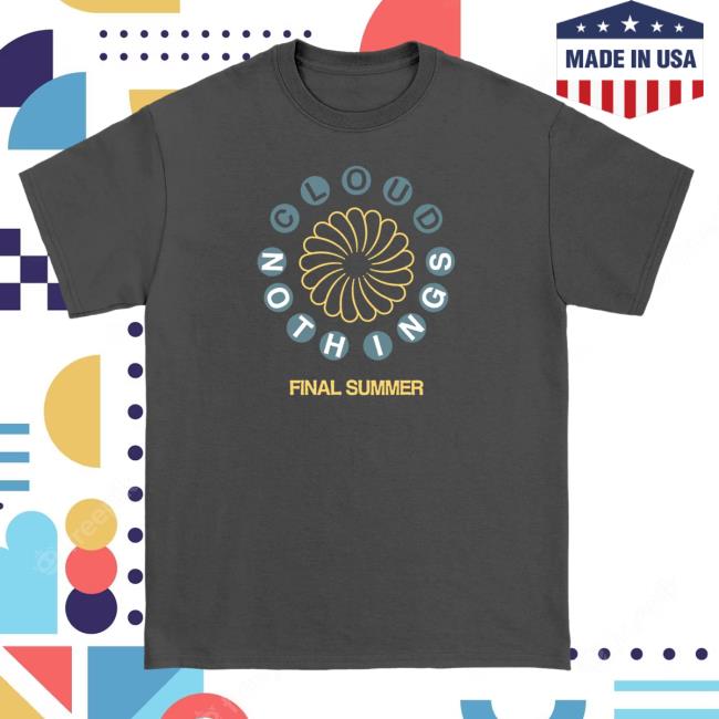 Official Cloud Nothings Pure Noise Merch Final Summer Dark Healther Tees