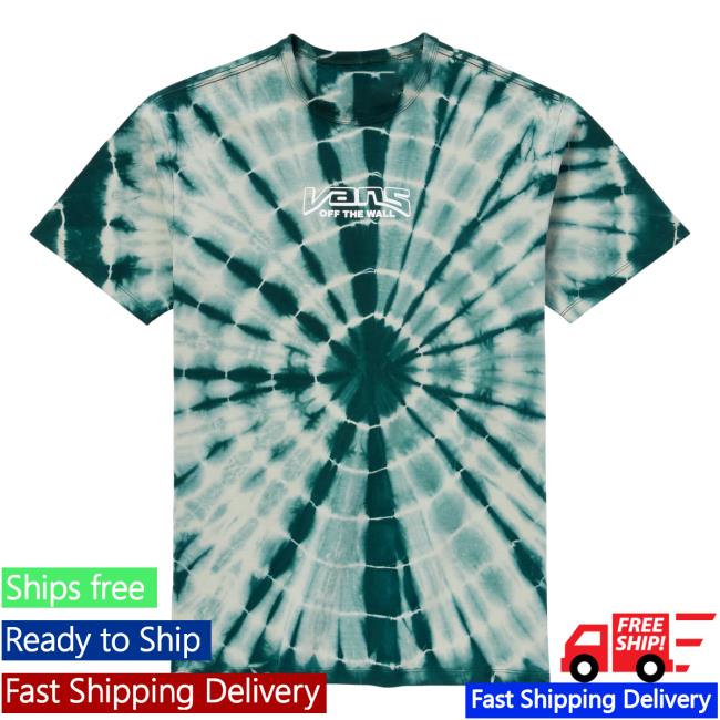 Official Dicks Sporting Goods Vans Off The Wall Classic Tie Dye New Shirt Desert Sage/Botnical Grdn Tie-Dye Dickssportinggoods