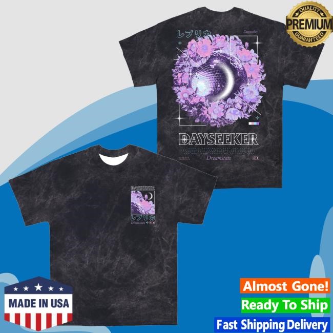 Official Dayseeker Merch Store Dayseeker Dreamstate Mineral Dye Popover Shirt Dayseeker Apparel Clothing Shop