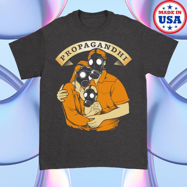 Propagandhi Merch Family Gasmask Long Sleeve Shirt