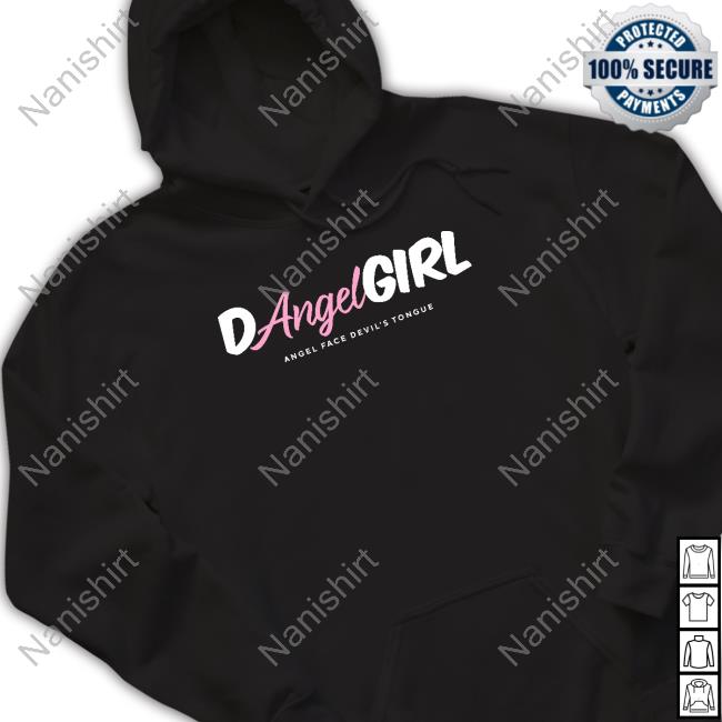 D Angel Girl Angel Face Devil's Tongue Sweatshirt