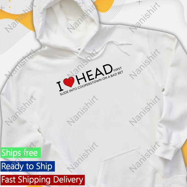 Sashuke25 I Love Head First Slide Into Cooperstown On A Bad Bet T Shirts Fall Out Boy
