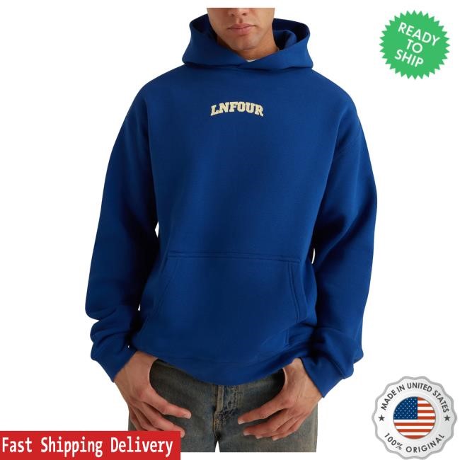 Official Lando Norris Merch Store Shop Race Dept Star Pullover Hoodie - Blue