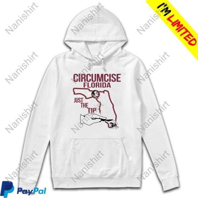 Official No Context College Football Circumcise Florida Just The Tip T Shirts Florida State Seminoles