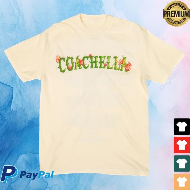 Official Coachella Merch Store Coachella Cactus Flower 2025 Lineup Hot Shirt