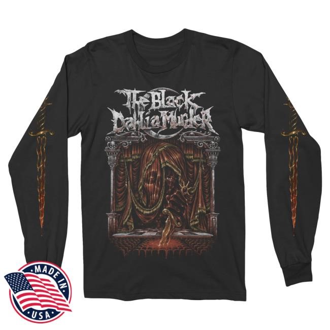 Official Night Shift Merch Store Shop The Black Dahlia Murder - Evening Ephemeral LS T Shirt Nightshift Merch