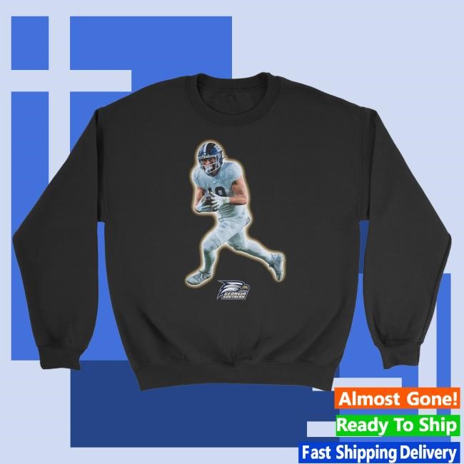 Official NIL Georgia Southern Merch Black Portrait Tshirt GeorgiaSouthern