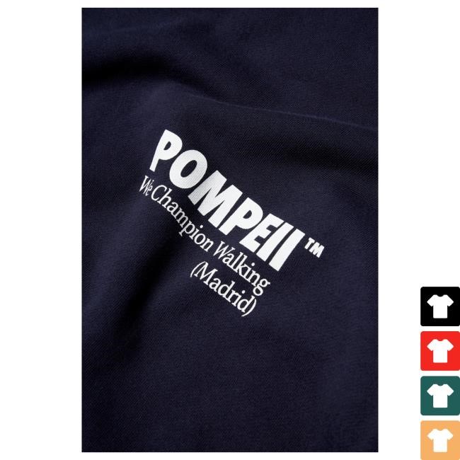 Pompeii Navy Boxy Graphic Tee | Buy Official Pompeii Apparel