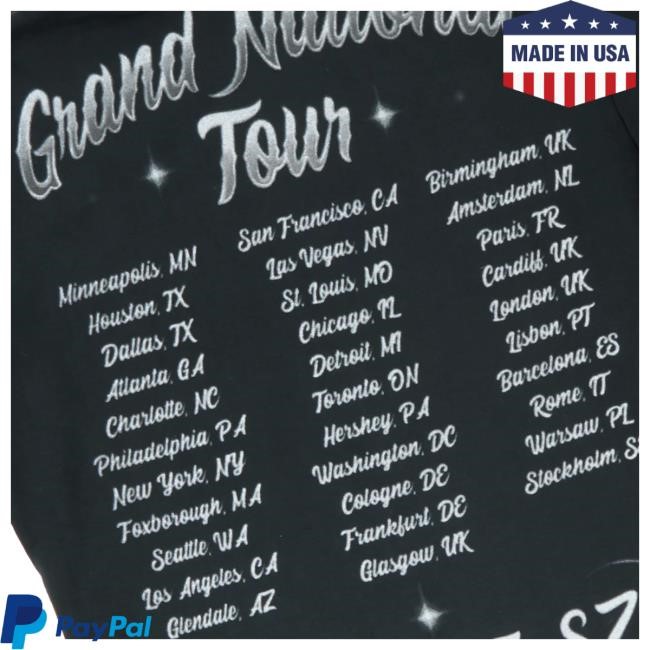 Official Sza And Kendrick Tour Merch GNT Gloria Bug Tour Hooded Sweatshirt Grand National Tour