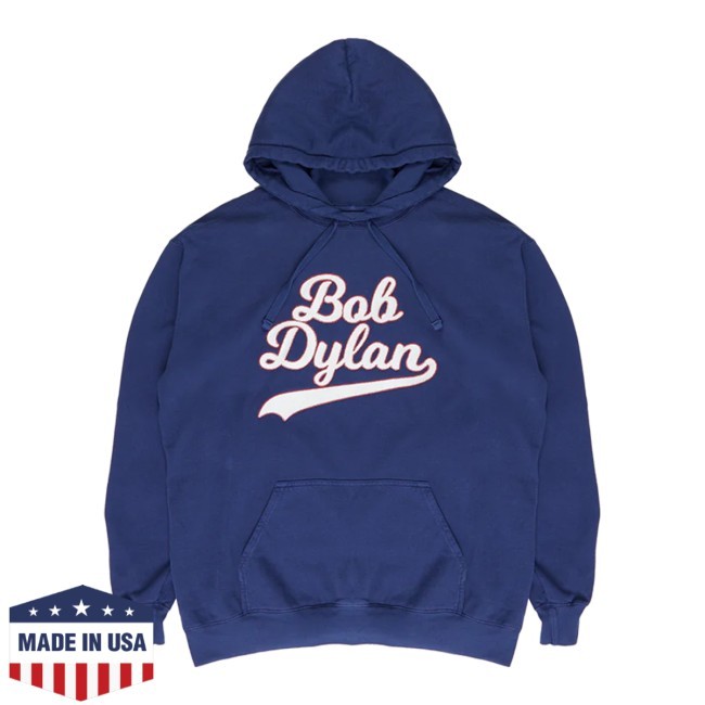 Bob Dylan Store Varsity Logo Long Sleeve Hoodie