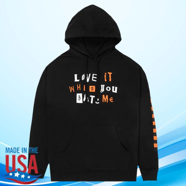 Official Avril Lavigne Merch Store Avril Lavigne Love It When You Hate Me Sweatshirt Avril Lavigne Clothing Shop AvrilLavigne