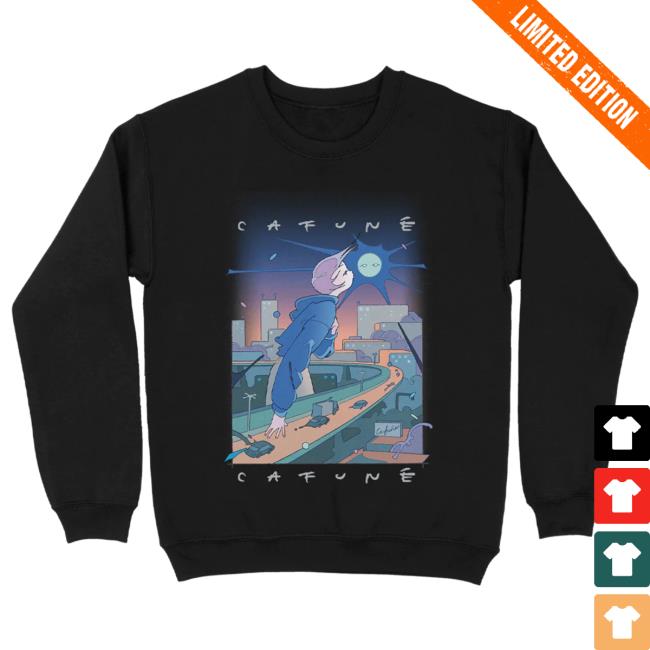 Official Hello Merch Store Cafune Moon City Sweaters Cafuné HelloMerch Apparel Clothing Shop