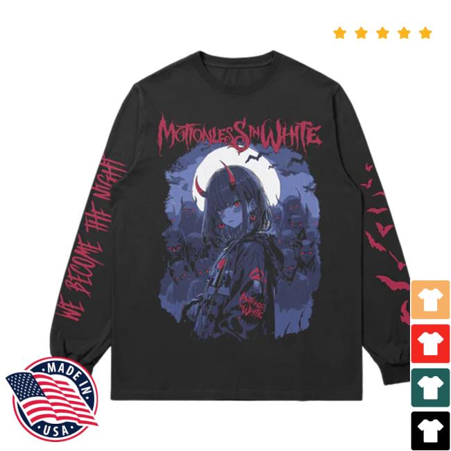 Miw Merch We Become The Night Long-Sleeve
