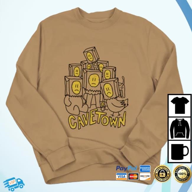 Official Cavetown Merch Paper Bag Hoodies Cave Town