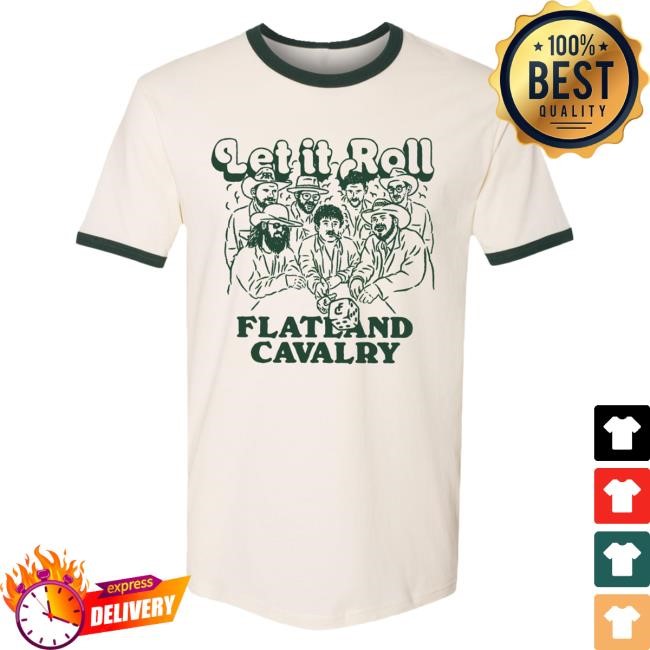 Flatland Cavalry Merch Store Flatland Cavalry Let It Roll Ringer Short Sleeve TShirt | Flatland Cavalry Clothing Shopflatlandcavalry