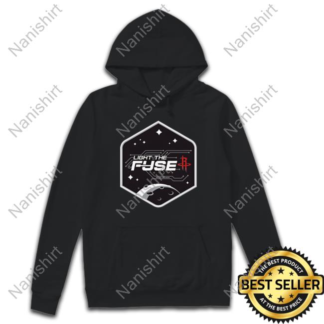 Official Houston Rockets Light The Fuse Mission Patch Hoodie