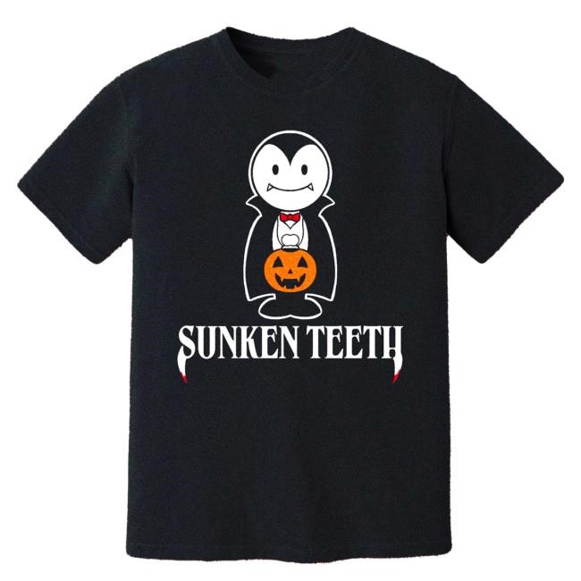 Vampy Tee Shirt Sunken Teeth Merch