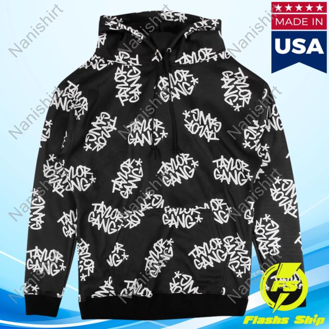Official Taylor Gang Clothing Store All Over Print Team Sweatshirts 3D AOP In Black Taylorgang Merch