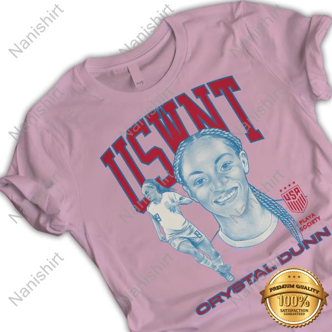 Playa Society Uswnt Crystal Dunn Print Shirt