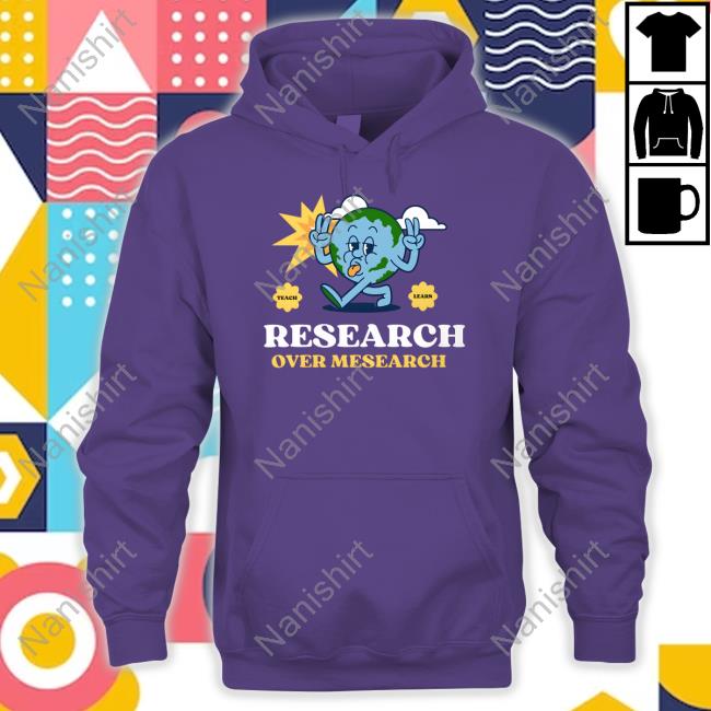 Research Over Mesearch World Hoodie