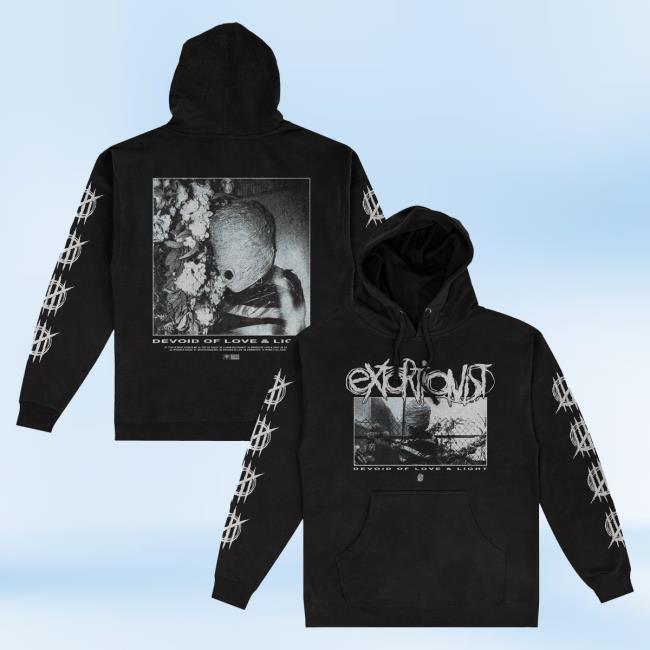 Official Indie Merch Store Shop Extortionist Devoid Of Love & Light Special Edition Hooded Sweatshirt IndieMerchStore