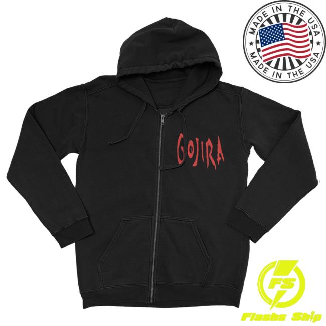 Official Gojira Merch Store Cycles Zip Up Hoodie