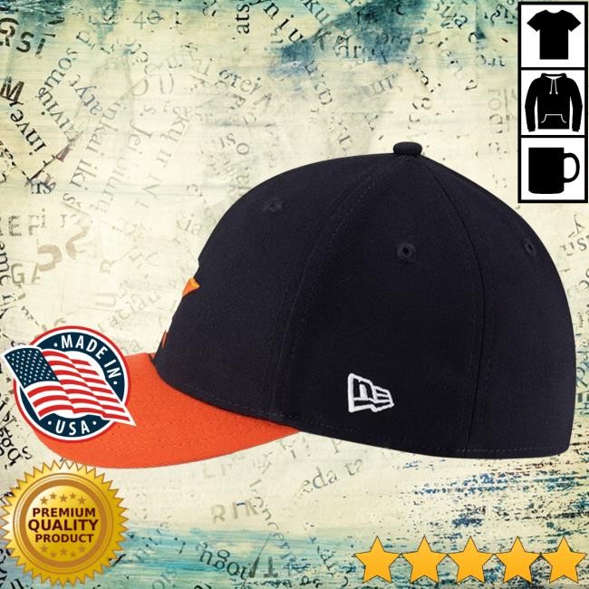 Houston Astros New Era Navy M-Crown Hat Rally House 2026 Houston Astros New Era Navy Blue Replica Jr 39THIRTY Hat Rally House