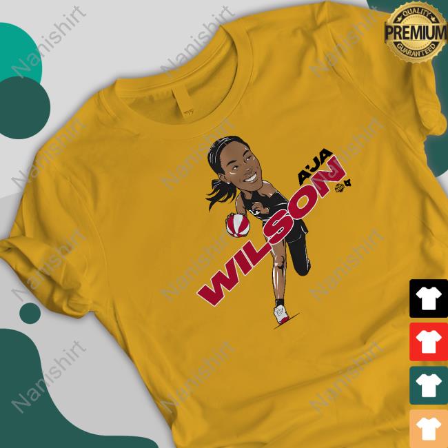 A'ja Wilson Caricature T Shirt Breakingt Merch
