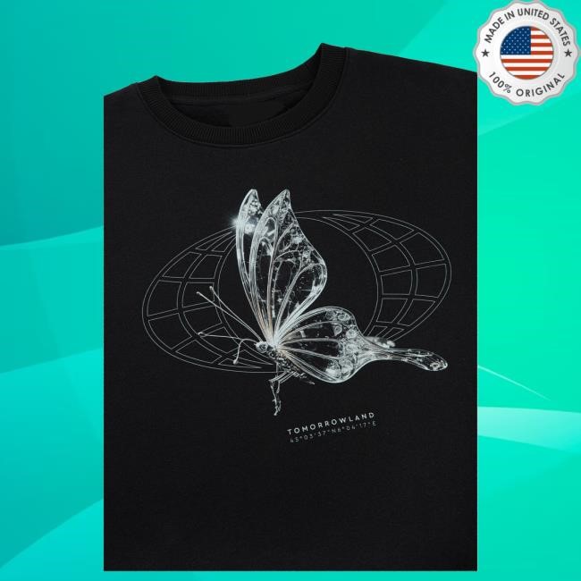 Glass Butterfly Sweater Tomorrowland Official Merch Store Shop