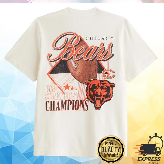 Official Abercrombie And Fitch Chicago Bears Graphic Shirts NFL by Abercrombie