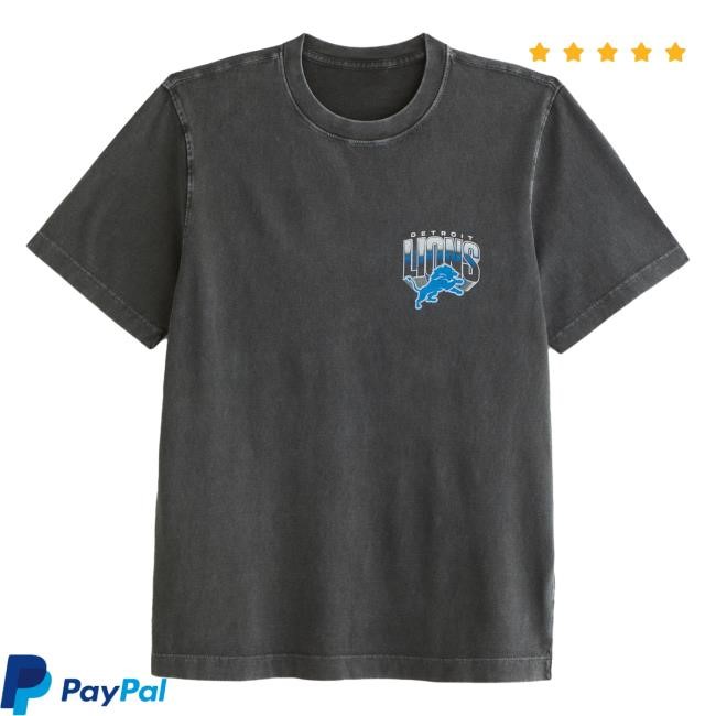 Official Abercrombie And Fitch Apparel Clothing Merch Detroit Lions Graphic T Shirt Abercrombie Store Shop