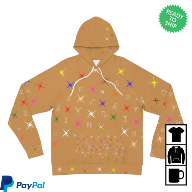 Official Signshirtz Clothing Merch Constellations Design - Brown Aop T Shirt 3D All Over Print