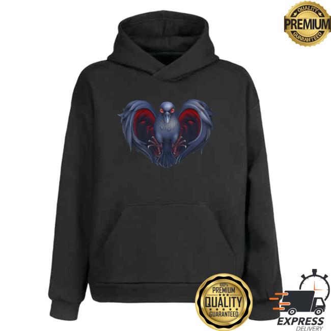 Official Dead By Daylight Merch Store Dead By Daylight Crow Heart Popover Sweatshirt Black Deadbydaylight Shop