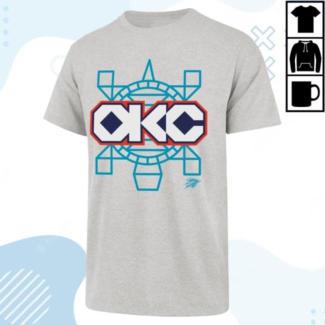 NBA Basketball City Played Up Logo Tee | Oklahoma City Thunder Shop