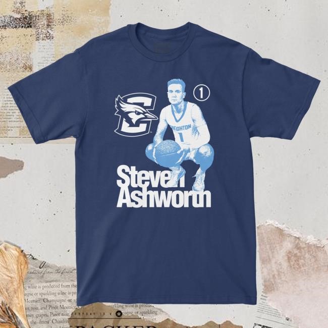 Casual NCAA Cartoon Tee – Nil Store Creighton Steven Ashworth Fan Wardrobe Pick