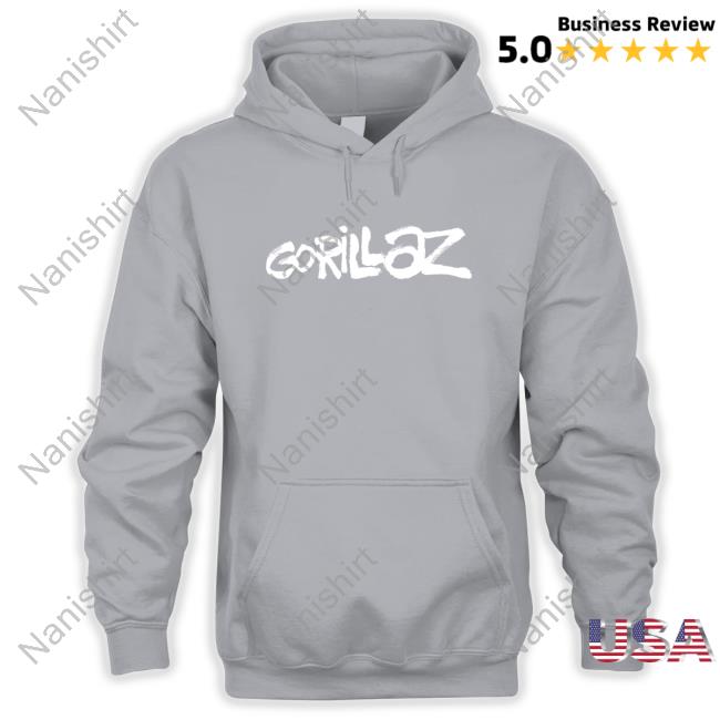 Gorillaz Merch Graffiti Logo Shirt