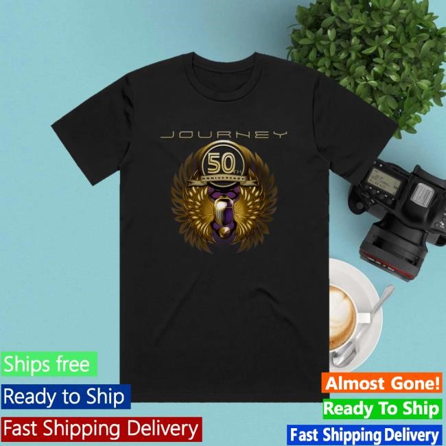 Journey Music | Official Store 2023 50Th Anniversary Bronze Scarab Tour Shirt 2024 Journey Music