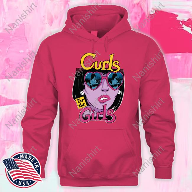 Raskolapparel Merch Curls For The Girls Black Shirt